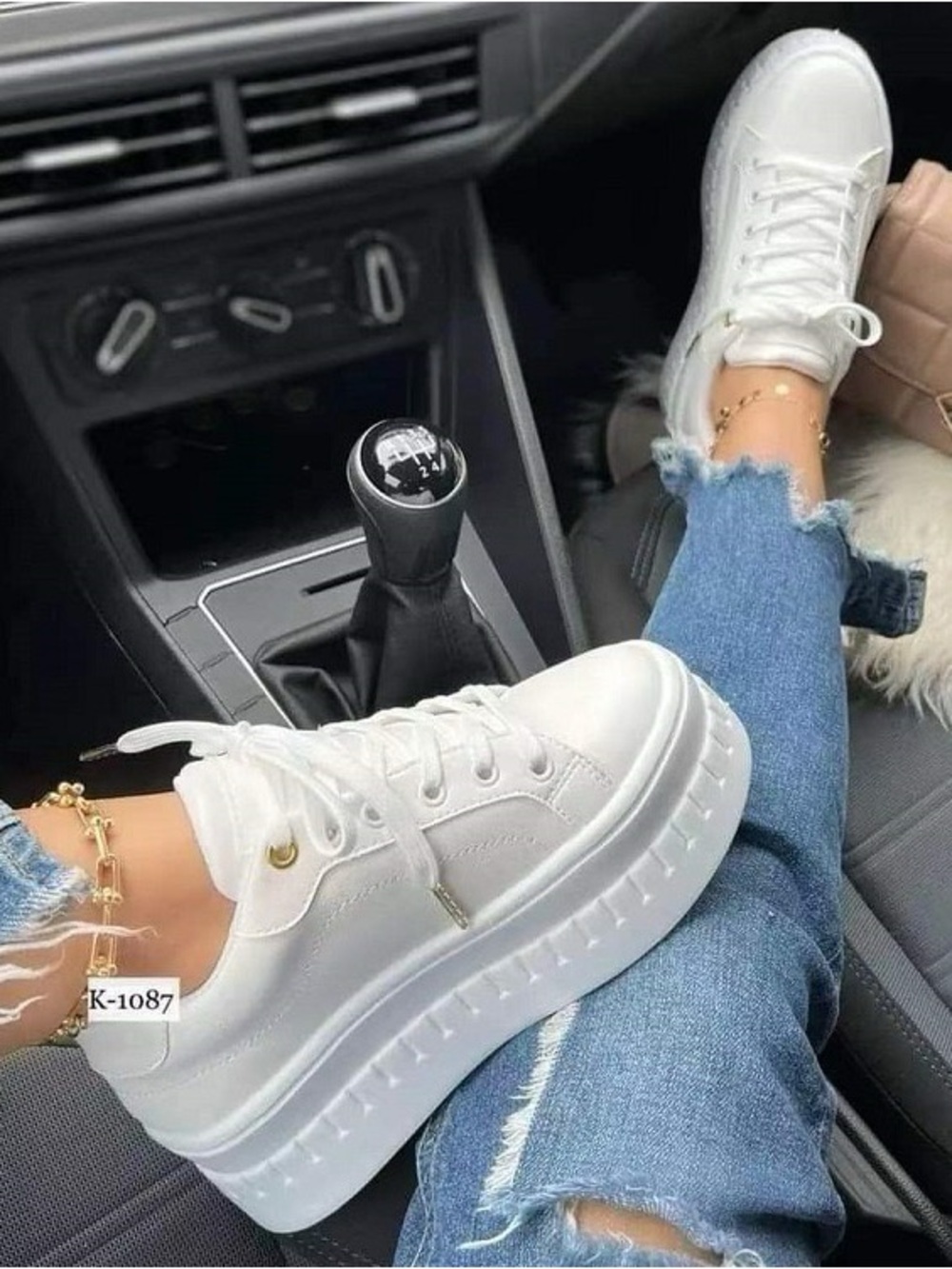 Women’s Hot Pink Platform Sneakers